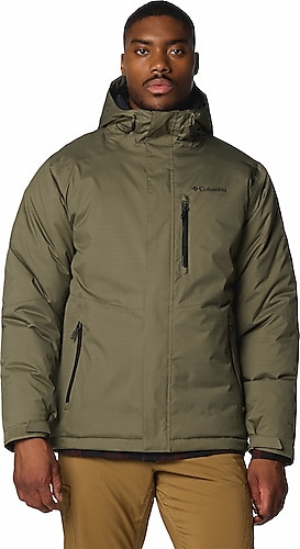 Columbia Oak Harbor II Insulated WM3085-397 Kapüşonlu Yeşil Erkek Mont