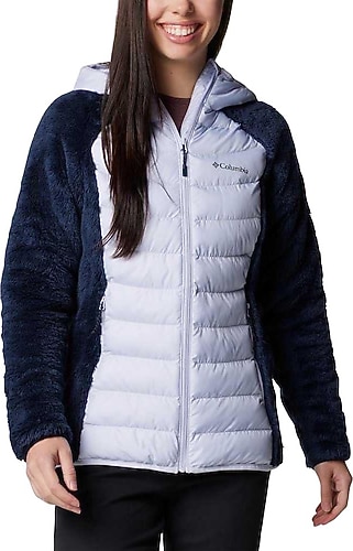 Columbia Powder Lite II Sherpa Hybrid 2089521 Kapüşonlu Kadın Mont