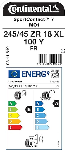 Continental Sportcontact R Y Xl Mo Yaz Lasti I Fiyatlar