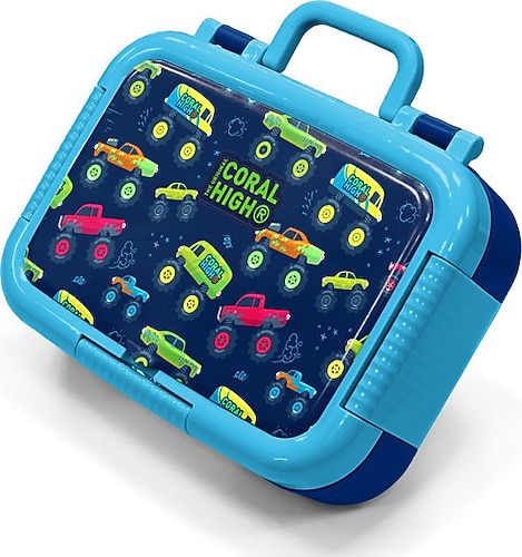 Coral High 39306 Monster Truck Desenli Çelik Beslenme Kutusu
