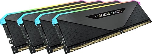 Corsair Vengeance RGB RT Black 32 GB (4x8) DDR4 3200 Mhz CL16