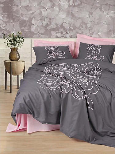 Cotton Box Primula Nakışlı Çift Kişilik Nevresim Takımı Fiyatları
