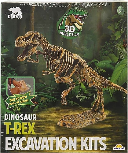 Crazoo 3D Dinozor T-Rex Fosil Kazı Seti Fiyatları, Özellikleri ve