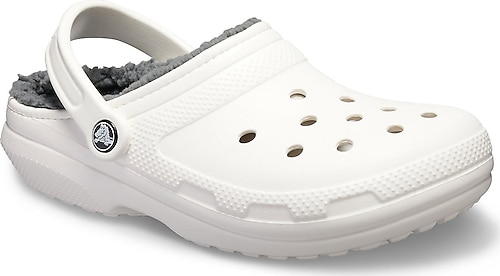 Crocs Classic Lined Clog Beyaz Terlik 203591 10M