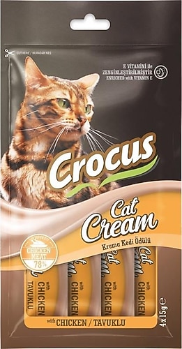 【とりすけ】Cream U.S.A (7CD,）【新品未使用】 Crocus 4x15 gr Krema Kedi Ödül Maması Fiyatları, Özellikleri ve