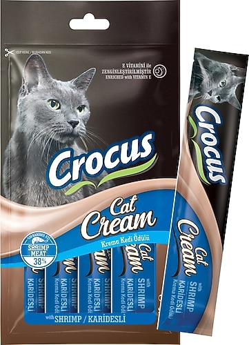 Crocus Karidesli 4x15 gr Krema Kedi Ödül Maması Fiyatları