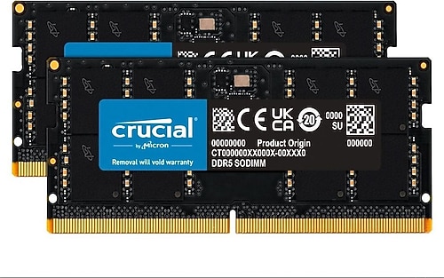 Crucial 128 GB (2x64) 5600 MHz CL46 CT2K64G56C46S5 DDR5 Ram