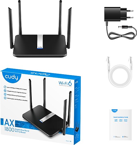 Cudy X6 5 Port 1775 Mbps Router Fiyatları, Özellikleri ve Yorumları ...