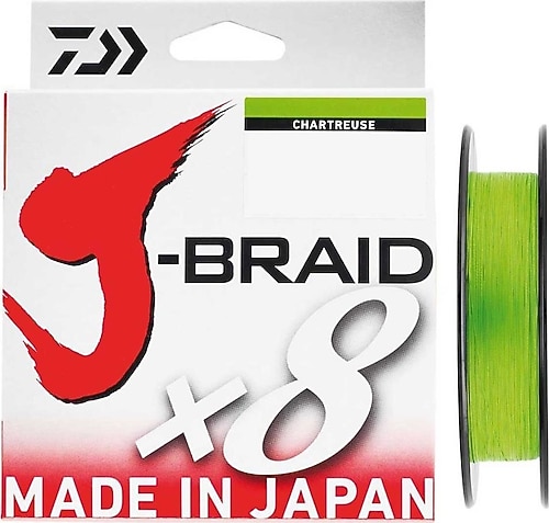Daiwa J-Braid X8 150 m 0.06 mm 4 kg Chartreuse İp Misina Fiyatları