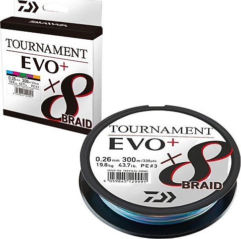Daiwa Tournament Evo+ 8X 300 m 0.26 mm 20 kg Multicolor İp Misina