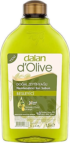 Dalan D'Olive Zeytinyağlı Besleyici Sıvı Sabun 1.5 lt
