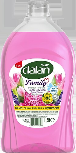 Dalan Family Bahar Çiçekleri Sıvı Sabun 1.5 lt