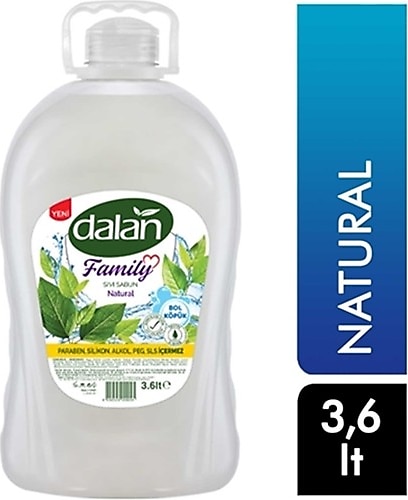 Dalan Family Natural 3600 ml Sıvı Sabun