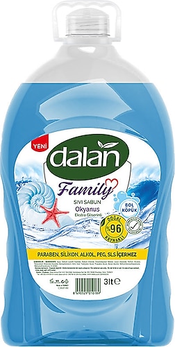 Dalan Family Okyanus Sıvı Sabun 3 lt
