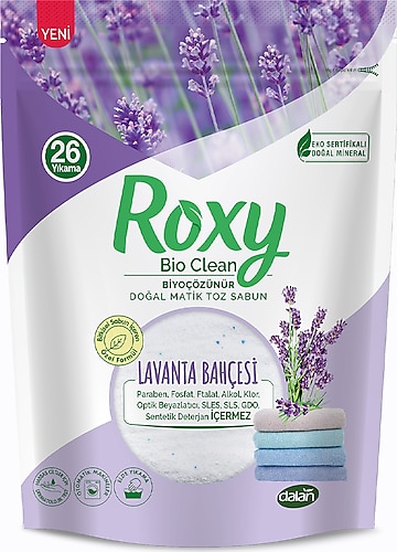 Dalan Roxy Bio Clean Lavanta Bahçesi Toz Sabun 800 gr