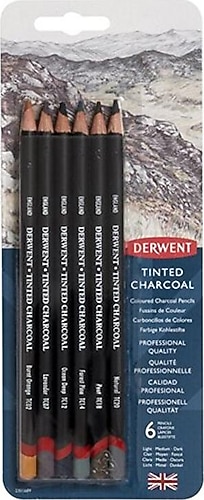 Derwent Tinted Charcoal 6'lı Füzen Kalem Seti Fiyatları