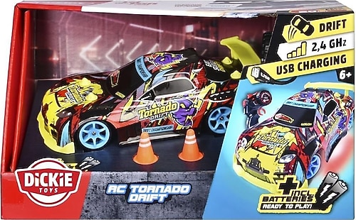 Dickie 1/24 RC Tornado Drift RTR 201104007 Fiyatları, Özellikleri Dickie 1/24 RC Tornado Drift RTR 201104007 Fiyatları, Özellikleri