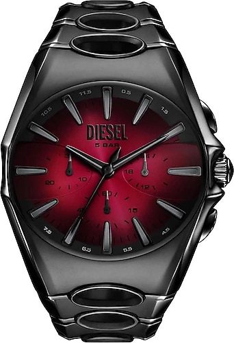Diesel D-Curve DZ4696 Siyah-Kırmızı Erkek Kol Saati Fiyatları