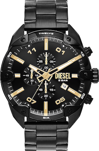 Diesel Spiked DZ4644 Çelik Kordon Siyah Erkek Kol Saati Fiyatları