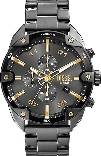 Diesel Spiked DZ4669 Çelik Kordon Füme Erkek Kol Saati Fiyatları
