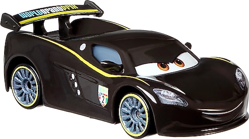 洋楽 COLBERT HAMILTON - LONG BLACK SHINY CAR Disney Cars Lewis Hamilton Tekli Karakter Araç DXV29-GXG50