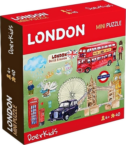 Doerkids London Mini Puzzle 40 Parça 268363 Fiyatları, Özellikleri