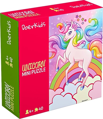Doerkids Unicorn Mini Puzzle 40 Parça 268417 Fiyatları