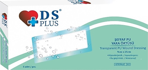 DS Plus Şeffaf Pu Su Geçirmez 9x25 cm 5'li Yara Örtüsü Fiyatları
