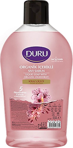 Duru Organik İçerikli Kiraz Çiçeği Sıvı Sabun 1.5 lt