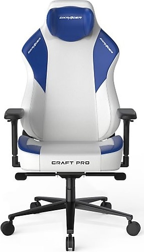 DXRacer Craft Pro Beyaz Mavi Oyuncu Koltuğu