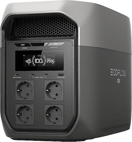 EcoFlow Delta 3 Max Plus 2048 Wh 3000 W Taşınabilir Güç Kaynağı