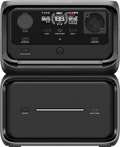 EcoFlow River 3 Max Plus 858 Wh 600 W Taşınabilir Güç Kaynağı