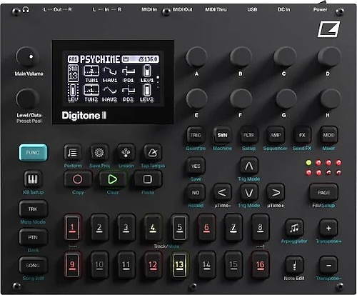 Elektron Digitone II 16 Sesli Polifonik Dijital Synthesizer