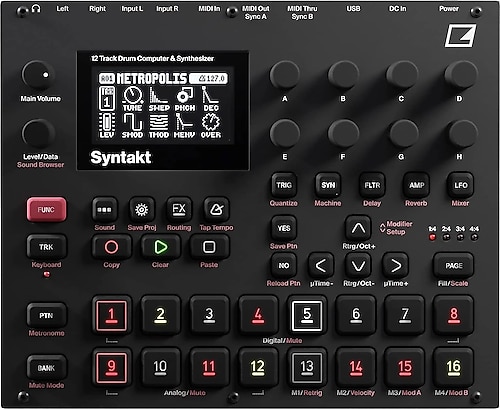 Elektron Syntakt 12 Track Drum Computer Synthesizer Fiyatları