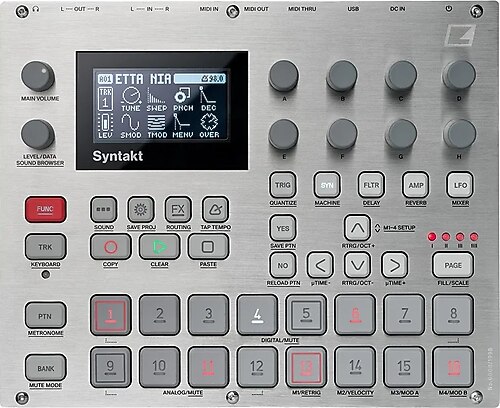 Elektron Syntakt E25 Remix Edition Drum Computer Synthesizer