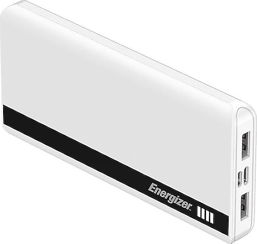 Energizer Max UE10054 10000 mAh Type-C Micro USB Girişli Beyaz Powerbank