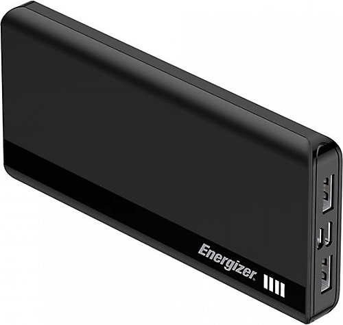 Energizer Max UE10054 10000 mAh Type-C Micro USB Girişli Siyah Powerbank
