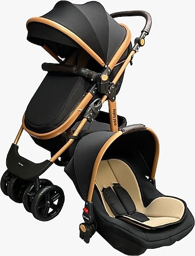 Enti Baby Travel Sistem Bebek Arabası Gold-Siyah Fiyatları