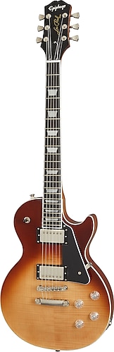 epiphone les paul modern figured caffe latte fade