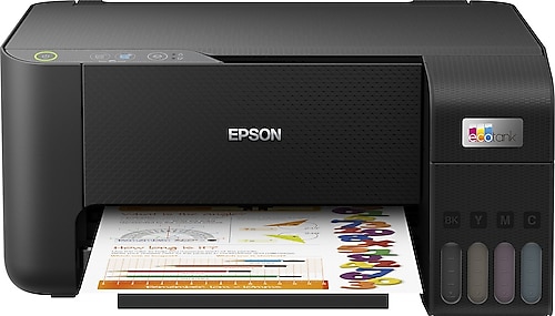 Epson Ecotank L3210 Tarayıcı + Fotokopi Renkli Çok Fonksiyonlu Tanklı Mürekkep Püskürtmeli Yazıcı