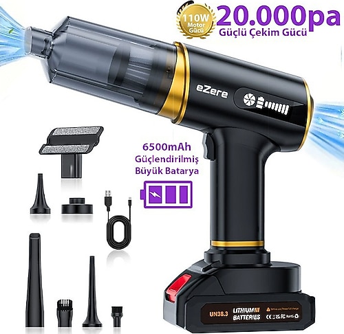 Ezere ST-6609C Üflemeli Araç Süpürgesi Fiyatları, Özellikleri ve