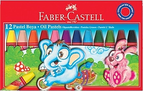 Faber Castell Neon Oil Pastels 12'li Karton Kutu