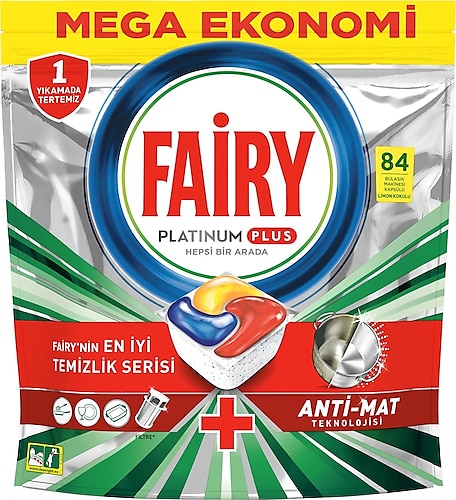 Fairy Platinum Plus 84'lü Bulaşık Makinesi Kapsülü