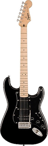 Fender Squier Sonic Stratocaster HSS MN BPG Siyah Elektro Gitar