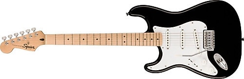 Fender Squier Sonic Stratocaster LH MN Black Solak Elektro Gitar