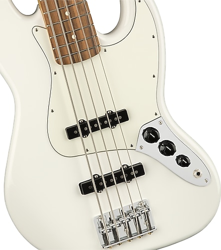 Fender player jazz bass polar deals white