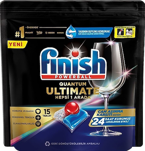 Finish Ultimate Plus Bulaşık Makinesi Tableti 60'lı Fiyatları, Özellikleri  ve Yorumları