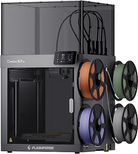 Flashforge Creator 5 Pro Kapalı Kasa Hızlı 3D Yazıcı Fiyatları