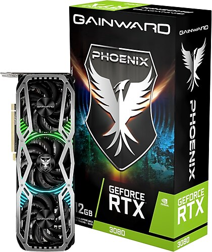 Gainward RTX 3080 Phoenix NED3080019KB-132AX 384 Bit GDDR6X 12 GB Ekran Kartı