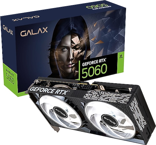 Galax RTX 5060 1-Click OC V2 56NSN8MDDXBO 128 Bit GDDR7 8 GB Ekran